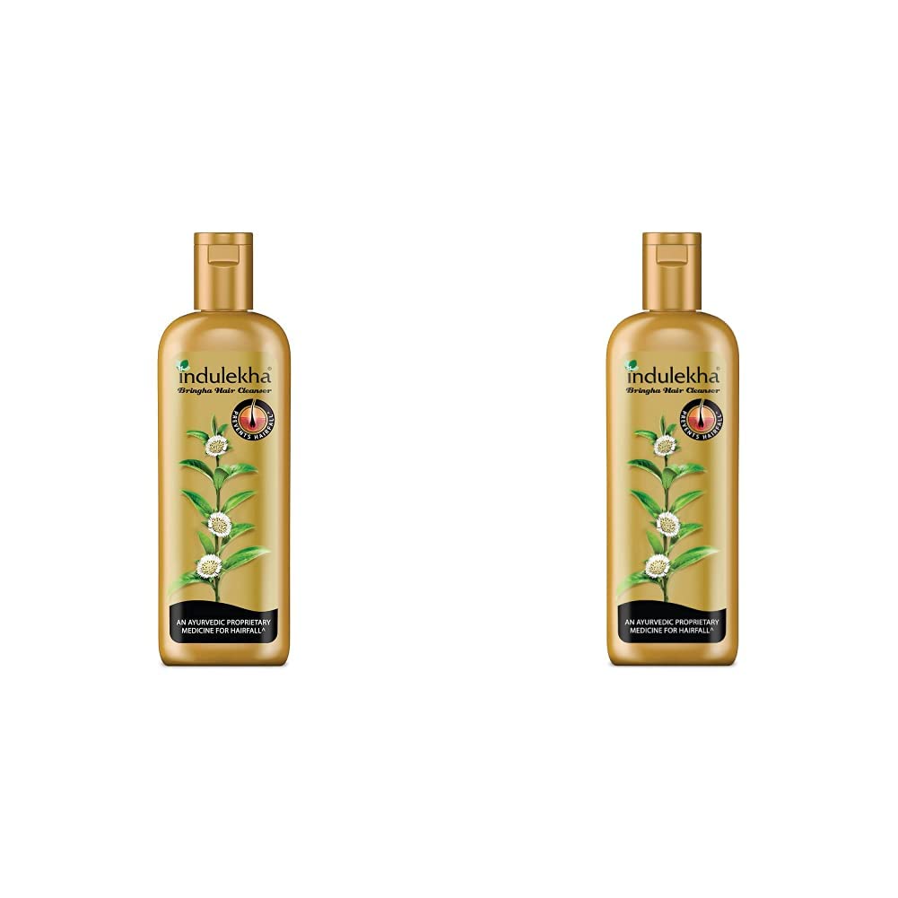 Indulekha Bringha Anti Hair Fall Shampoo, 200ml & Bringha Hair Anti-Hair Fall Shampoo, 100ml