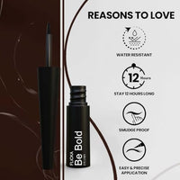 FLiCKA Be Bold Eyeliner 03 Royal Blue - Vibrant Waterproof Liquid Eyeliner for Bold, Bright Eye Makeup