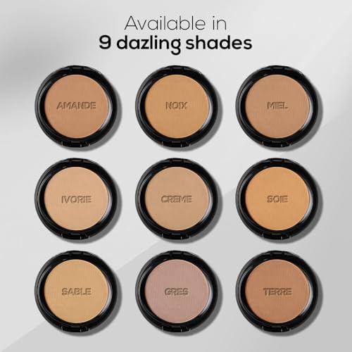 RENEE Pro Hd 3-In-1 Compact-Miel,Works As Compact Powder,Concealer&Foundation For All Skin Types,Spf 20,Matte Finish,High Coverage,Ultralight&Silky Smooth Finish With Vitamin E,C&Aloe Vera,9 Gm,Beige