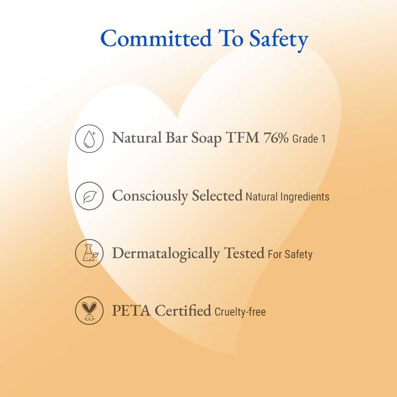 Softsens Naturally Glowing Skin Cream Bar Soap | Parabens, Sulphates Free Soap Pack of 3 (100g x 4)