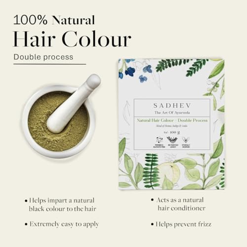 Sadhev Natural Hair Colour (Double Process) - 100 Gm
