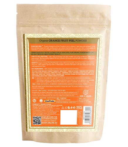 KHADI NATURAL Organic Powder Pack of 3 (Neem + Hibiscus + Orange Peel) (Net Qt. 3x100) 300gm