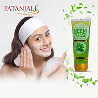 Patanjali Neem Tulsi Face Wash 100gm - Pack of 2