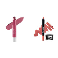 MARS Matte Super Stay Lipstick |(2.6 gm) (16-ANGEL WINGS) Long Lasting Crayon Lipstick up to 12 Hours Stay (3.5 gm) (12-I Am Fierce)