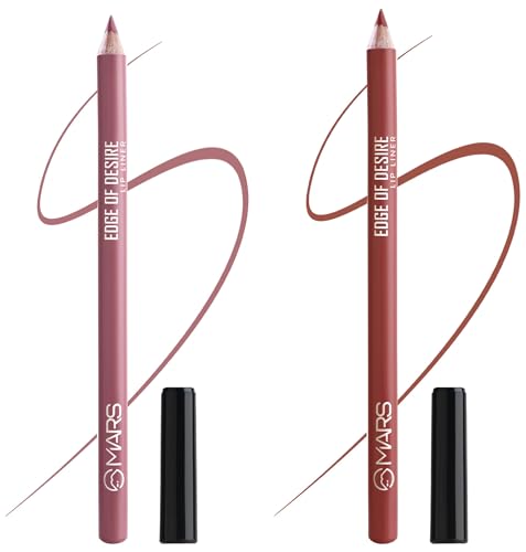 MARS Matte Lip Liner | One Swipe Smooth Application | Long Lasting Lip Pencil (1.4gm) (20-CHILL RED) Matte Lip Liner | One Swipe Smooth Application | Long Lasting Lip Pencil (1.4gm) (17-BARBIE BOLD)