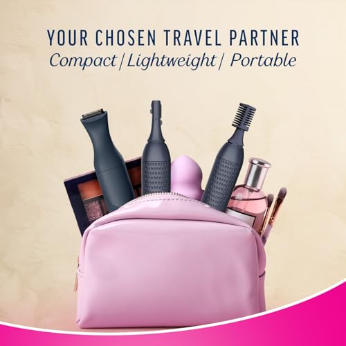 Veet Expert All-in-One Women's Trimmer | Full Body, Bikini, Face & Eyebrow Grooming Trimmer Electric Shaver,Gray