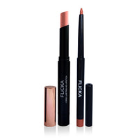 FLiCKA High Drama Matte Lipstick Overreact & Lip Liner Costa Rica Combo | 07