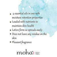 moha: Moisturizing Lotion for extra Dry Skin Deep Moisture For Face & Body With Benefit of Aloe Gel, Almond, Coconut & Olive Oil - 200ml (Pack of 1)