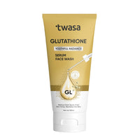 Twasa Glutathione Serum Face Wash for Glowing and Brightening Skin | Face Wash For Even Skin Tone, Reduce Dark Spots & Pigmentation Support | For Women & Men | 100ml