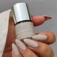 DeBelle Gel Nail Polish Porcelain Isabela (Porcelain Beige Nail Paint)|Non UV - Gel Finish |Chip Resistant | Seaweed Enriched Formula| Long Lasting|Cruelty and Toxic Free| 8ml