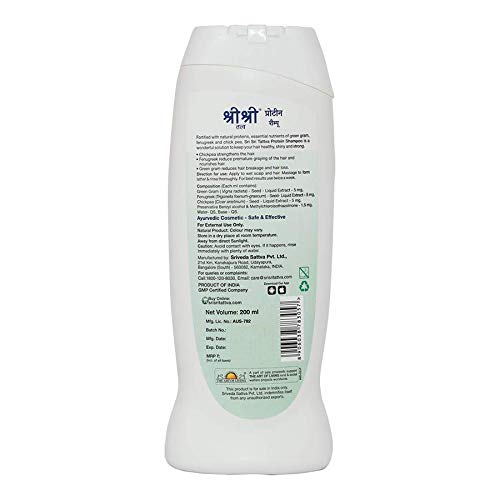 Sri Sri TATTVA shuddhta ka naam Protein Shampoo For Women and Men (200ml) - Pack of 3