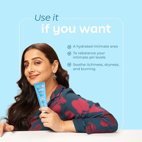Arth Intimate Cream| Daily Soothing Moisturizer for Intimate area| Reduces Itchiness and Dryness, Maintains ideal pH of 3.5-4.5 in Intimate Area | Emcure Pharmaceuticals Ltd. | 30g