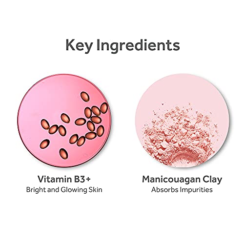 POND'S Bright Beauty Mineral Clay Vitamin B3, 4X Oil Absorbing, Brightening, For Oil Free Instant Glow, Face Wash 90 g