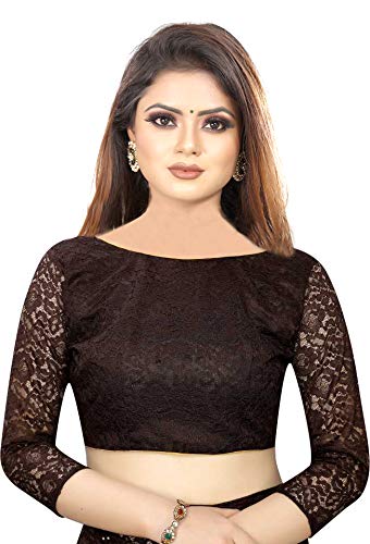 Avantika Fashion Women's  Jacquard Russell Net Saree With blouse piece