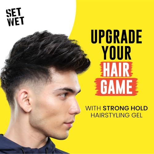 Set Wet Styling Hair Gel for Men - Sport Extreme, 250gm | Extreme Hold, High Shine |For Short to Medium Hair| No Alcohol, No Sulphate