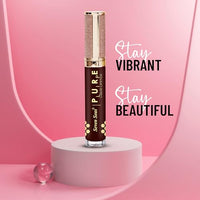 Seven Seas Pure Liquid Lipstick, Matte Finish, Purple (Crimson, 7ml)