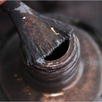 DeBelle Gel Nail Lacquer - French Collection | Long Lasting, Non UV Gel Finish | Seaweed Enriched & Chip Resistant - 8 Ml (Copper Glaze)