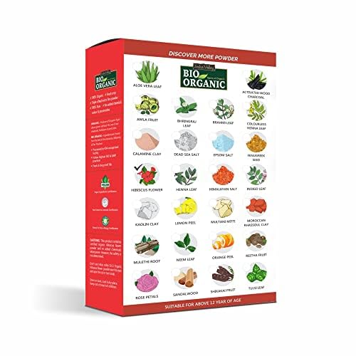 INDUS VALLEY Bio Organic Hibiscus Flower Powder for Face Pack and Hair Mask, Natural Pure Hibiscus Rosa-Sinensis Hair & Skin Care, Gudhal Ka Phool Powder For Dull Hair & Dry Scalp - 100g