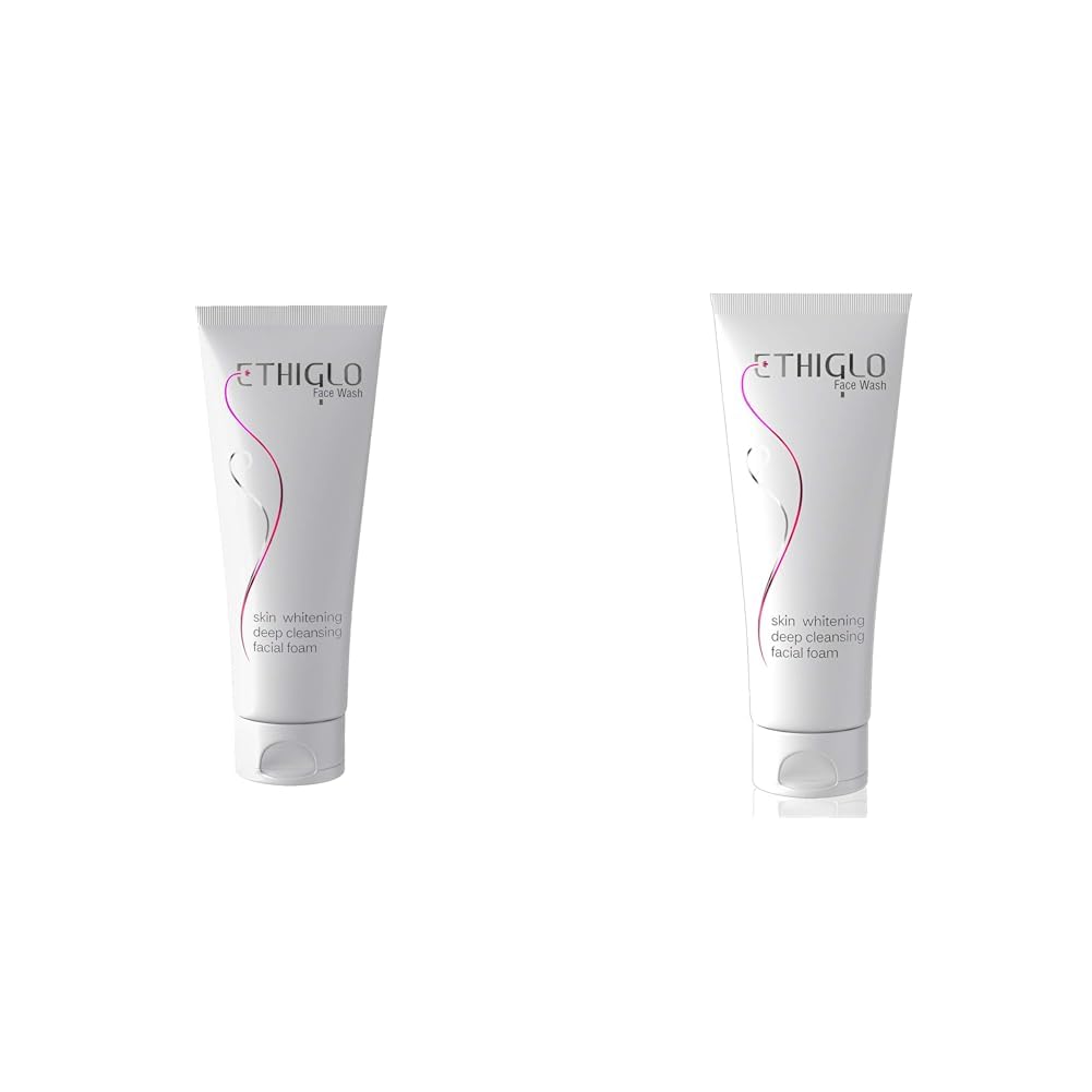 Ethiglo Skin whitening Face Wash (200ml) : It deep cleanses the skin and removes dead cells : Pack of 1 & Ethiglo Skin whitening Face Wash (70ml)