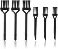 Anti Static ESD Brush for PC Lab Cleaning Brush for Keyboard, Electronics Cleaner Brushes Computer Keyboard, Small Portable Cleaning Kit for Printer Cleaner Gap Vent Track Narrow Space - 6pcs