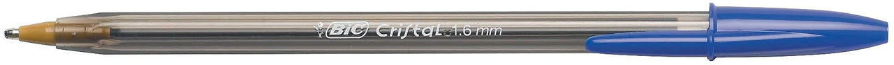 BIC Cristal Xtra Bold Ballpoint Pen, Bold Point (1.6mm) For Vivid And Dramatic Lines, Blue, 24-Count