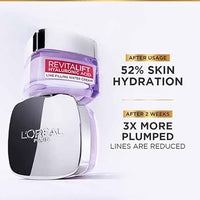 L'Oreal Paris Day Cream for Women, Hydrates and Replumps, For Radiant Skin, Revitalift Hyaluronic Acid, 50ml