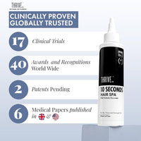 ThriveCo 10 SECONDS Hair Spa | For Instant Shine, Soft & Smooth Hair | With Hyaplex™, Hyaluronic Acid & Probiotic Rice Water | Repairs Dry, Frizzy and Damaged hair | 150 ml
