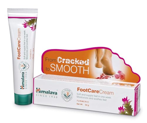 Himalaya Footcare Cream 50 g + Free Himalaya Dark Spot Clearing Turmeric Face Wash 50 ml | Soft And Supple Feet In 1 Week | Helps Repair Cracked Heels | Herbal Formula