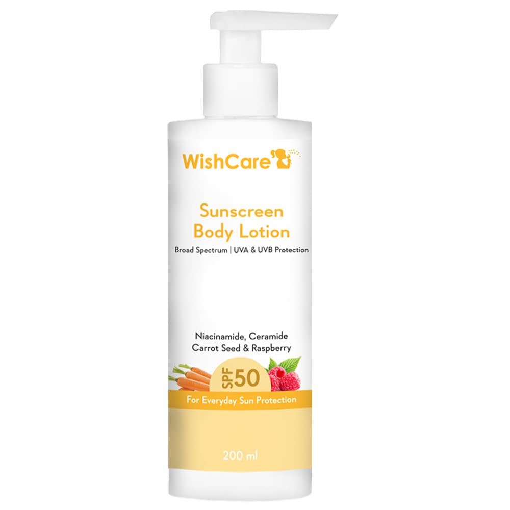 WishCare Sunscreen SPF50 for Women & Men Body & Face Care Combo (200ml + 50gm)