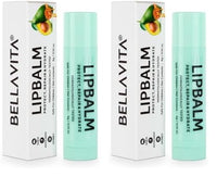 Bella Vita Organic Natural LipBalm for Dry Damaged & Chapped Lips Enriched with Shea Butter, Avocado 4 gm (Pack of 2)