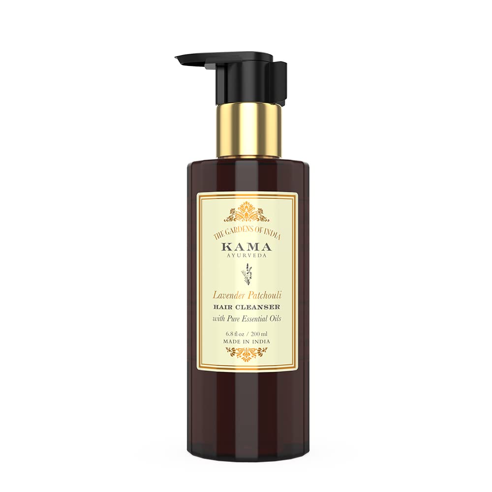 Kama Ayurveda Lavender Patchouli Body Cleanser with Pure Essential Oils of Lavender and Patchouli & Kama Ayurveda Lavender Patchouli Hair Cleanser - 200 ML Combo