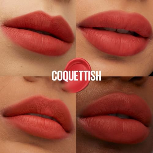 Maybelline New York Super Stay Teddy Tint - Lip and Cheek Color, Coquettish, 5ml | Teddy Soft Matte up to 12Hr | Multi Use | Comfortable Long wear formula | Buildable|Natural flushed look in one swipe
