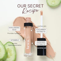 brwn. pro melanin care Hd Perfecting Concealer Cream For Face Makeup | For All Indian Skin Tones | Lightweight, Full Coverage, Waterproof Matte Finish | Dark Circles And Blemishes Eraser | 10 Teak