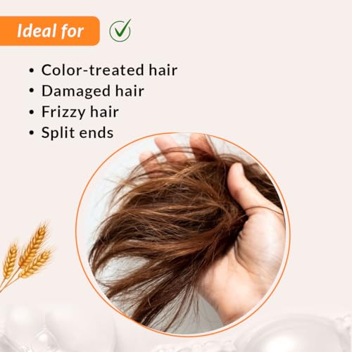 Fixderma Fidelia Strengthening Conditioner with Shea Butter & Wheat Protein for Frizzy & Dry Hair | Conditioner for Women & Men | Hair Conditioner - 100gm (Pack of 1)