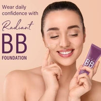 Juprev Radiant BB Foundation, Creamy Texture, Natural Finish, Non-greasy & Lightweight, Creamy Texture | Lightweight Formula, Waterproof and Long Wear Liquid Foundation for Face Makeup (60 gm)