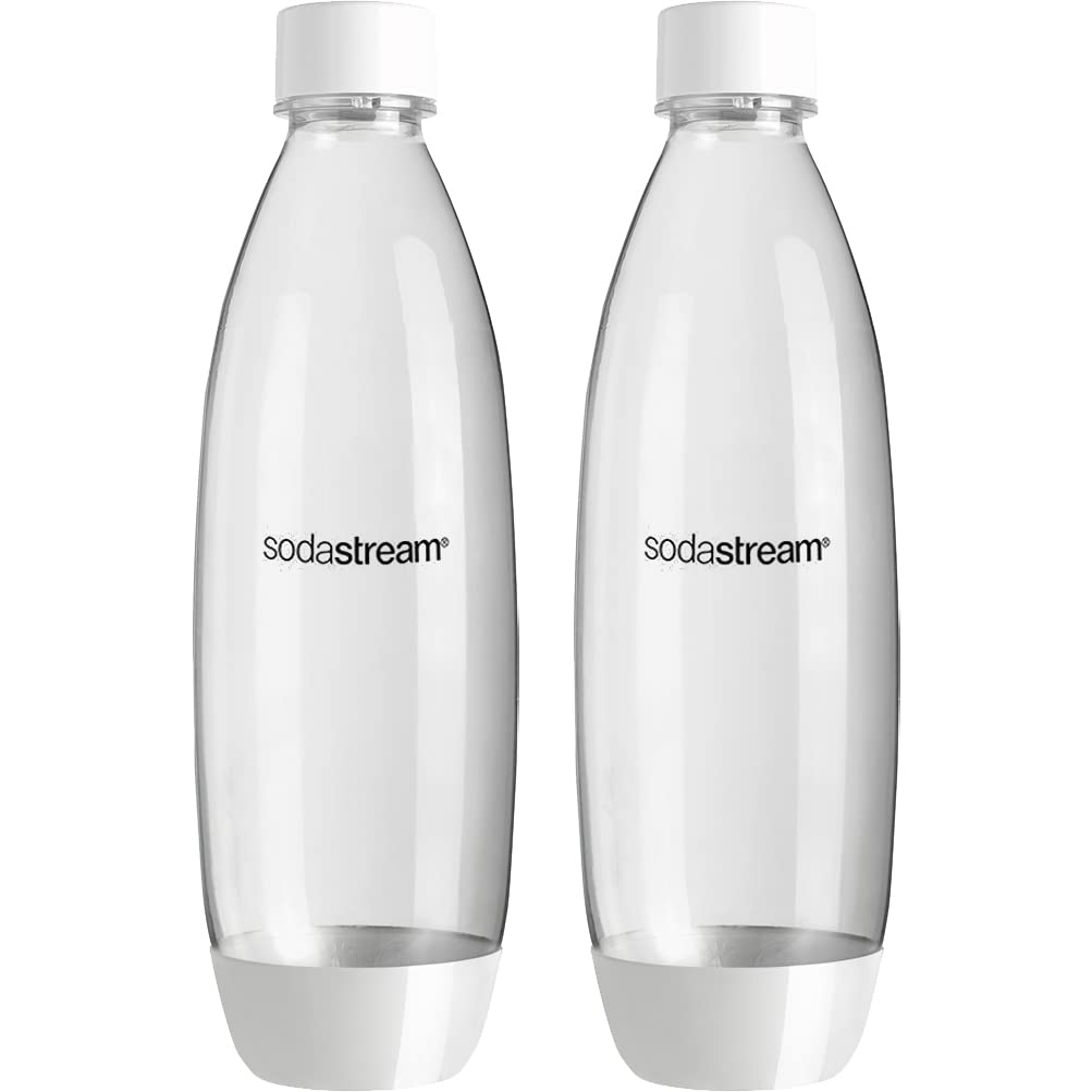 sodastream 0.5L Twin Pack Dishwasher Safe Slim Bottle (Black) Dishwasher Safe Black 0.5L Pack of 2