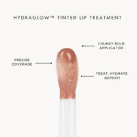 HYUE HydraGlow™ Tinted Lip Treatment (6 ml) | Biscotti Hottie | 24‑Hour Hydration with Sea Buckthorn Oil & Kokum Butter | Non‑Sticky | High‑Shine | Nourishing & Vegan Formula | Chunky Applicator