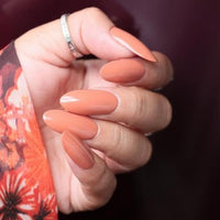 DeBelle Gel Nail Lacquer Maple Tan (Tan Brown) 8ml Enriched With Natural Seaweed Extract, Cruelty Free, Toxic Free (Glossy Finish)