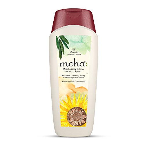 moha: Moisturizing Lotion for extra Dry Skin Deep Moisture For Face & Body With Benefit of Aloe Gel, Almond, Coconut & Olive Oil - 200ml (Pack of 1)