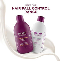 BBLUNT Hair Fall Control Shampoo & Conditioner Combo with Pea Protein & Caffeine for Stronger Hair - (300 ml + 250ml)