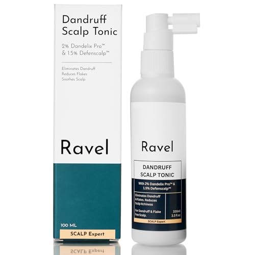 Ravel Anti-Dandruff Hair Serum for Scalp | Eliminates Dandruff & Itchiness | With 2% Dandelix Pro & 1.5% Defensescalp | Soothes & Balances Scalp | Dandruff Remover | For Men & Women | 100ml