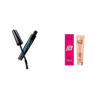Lakme Eyeconic Lash Curling Mascara, Black, 9ml And Lakmé 9 to 5 Complexion Care CC Cream, Almond, 30g