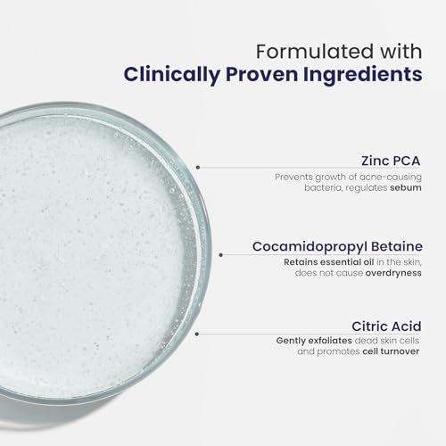 RE' EQUIL Oil Control Face Wash | Soap & Sulphate Free Face Wash with Zinc PCA | Controls Excessive Oil Production | For Oily Acne Prone Skin | 200 ml