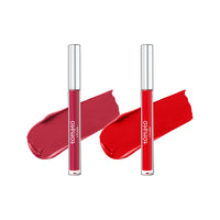 FLiCKA Tomato Liquid Matte Lipstick Transfer Proof, Smudge Proof, Non-Sticky, Creamy Lightweight Shade 3 & Shade 9 Combo