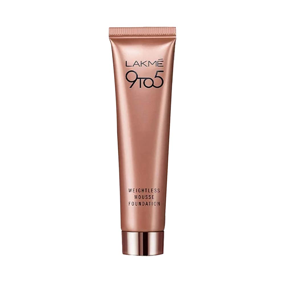 Lakmé 9 To 5 Weightless Matte Finish Mousse Full Coverage Foundation, Beige Vanilla, 25G And Lakmé 9 To 5 Weightless Mousse Foundation For All Skin Type, Rose Ivory, 25G