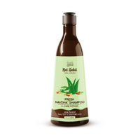 Nat Habit Aloe Peanut Navdha Shampoo - Natural Cleanser for Women & Men, Locks Intense Moisture, Renders Sheen, For Daily Hair Softness, 250ml