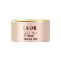 Lakmé Peach Milk Soft Crème Moisturizer For Face 100g || Daily Lightweight Whipped Cream With Vitamin E For Soft|| Glowing Skin - Non Oily 24h Moisture