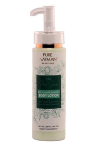 PURE AATMAN |Skin Nourishment Body Lotion | Paraben Silicones & Mineral Oil Free | 200ml | 100% Vegan | Body Lotion With Cucumber & aloe vera Glow for All Skin Type
