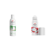 Mylo Baby Massage Oil (200 ml) & Mylo Baby Tummy Roll On (40ml) | Dermatologically Tested | Made Safe Certified | with Hing & Saunf | Relieves Gas & Colic | Reduces Acid Reflux