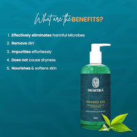 Dhartika Body Indulgence Combo – Avocado Body Butter + Tea Tree & Gold Glow Shower Gels | Deep Moisturizing, Detoxifying & Radiant Skincare Set | Soft, Smooth & Glowing Skin | For Men & Women